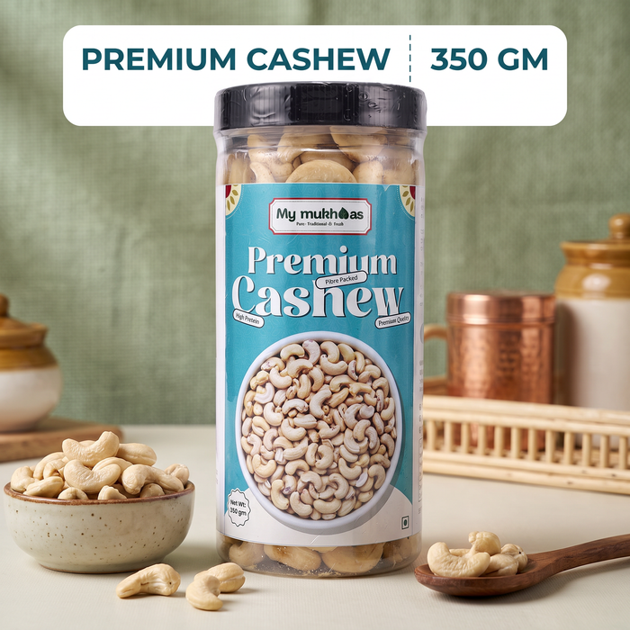 Premium Cashew Nuts (Kaju) | High Protein, Fibre Packed – Natural & Preservative Free