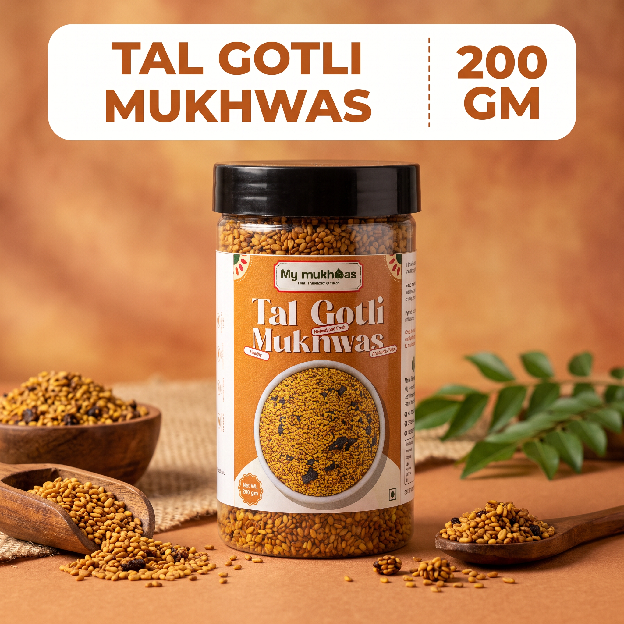 Tal Gotli Mukhwas | Mango Kernel Sesame Mouth Freshener – Natural & Traditional