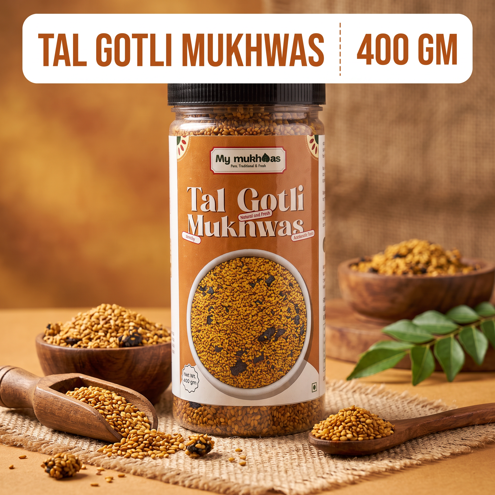 Tal Gotli Mukhwas | Mango Kernel Sesame Mouth Freshener – Natural & Traditional