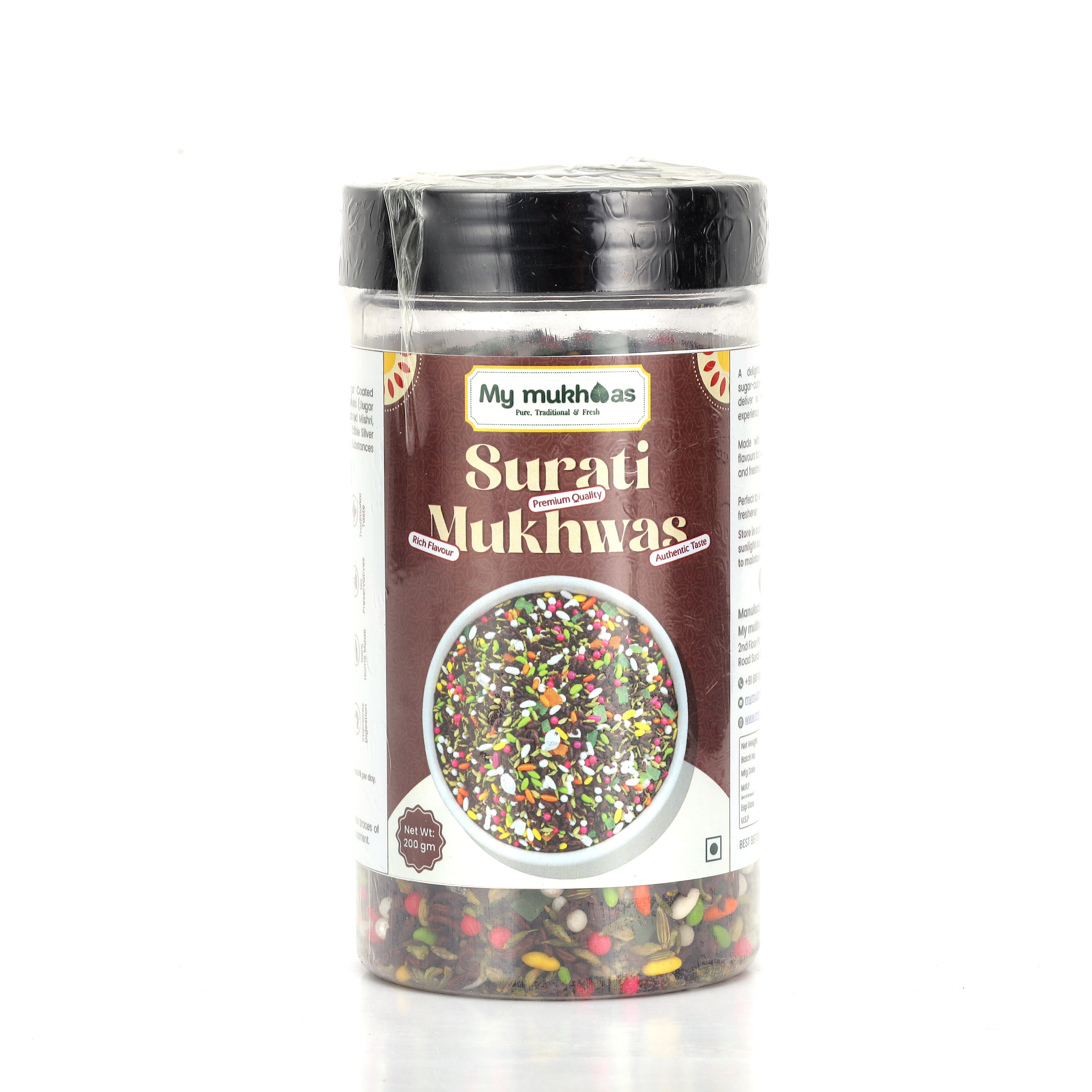 Surati Mukhwas 200g | Premium Saunf Mukhwas – After Meal Mouth Freshener