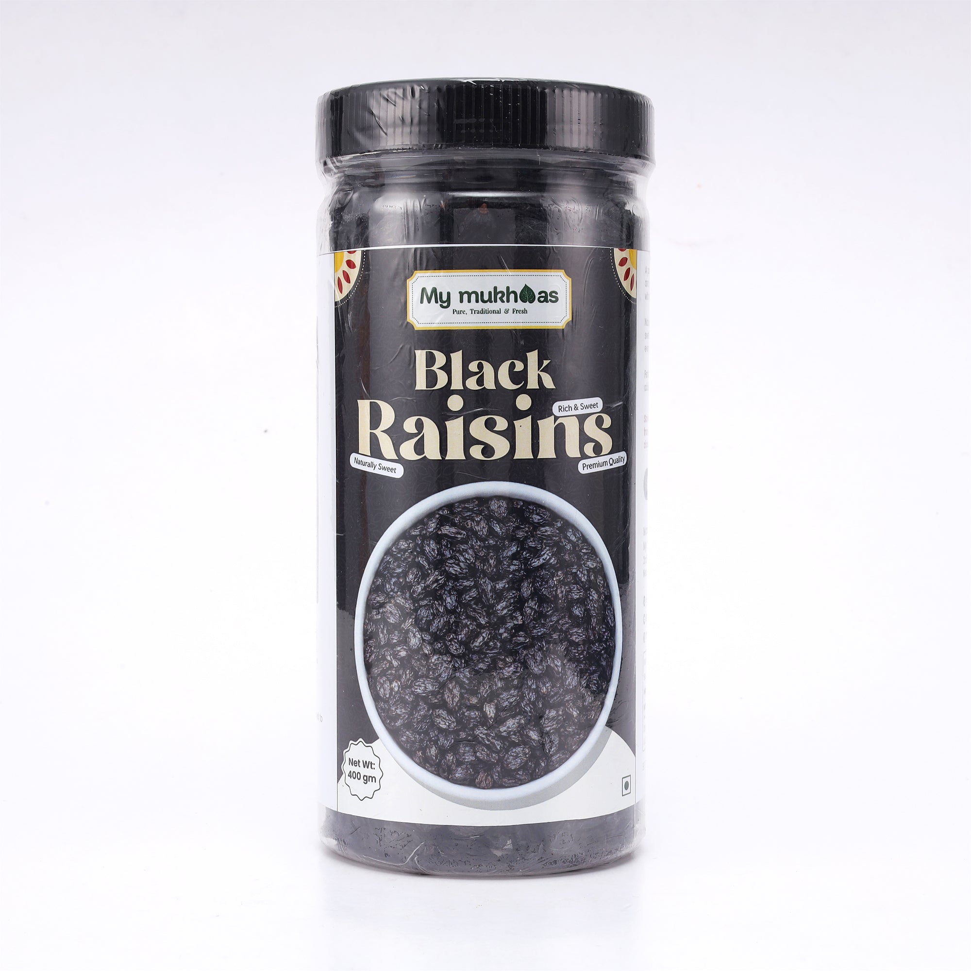 Black Raisins (Kali Kishmish) | Naturally Sweet, Soft & Premium Quality