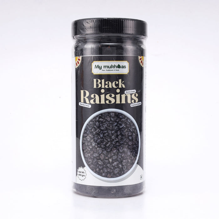Black Raisins (Kali Kishmish) | Naturally Sweet, Soft & Premium Quality