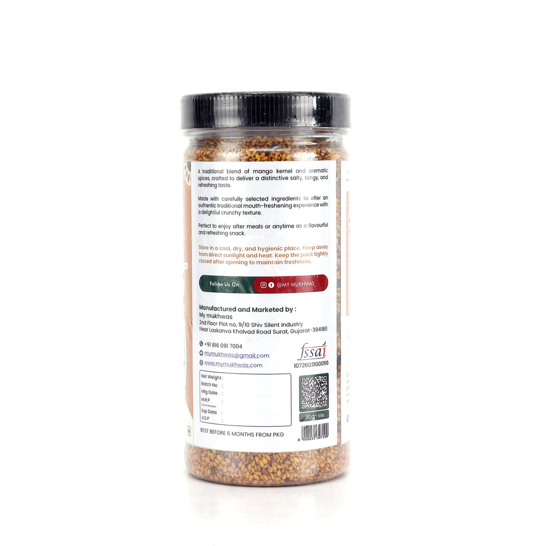 Tal Gotli Mukhwas | Mango Kernel Sesame Mouth Freshener – Natural & Traditional