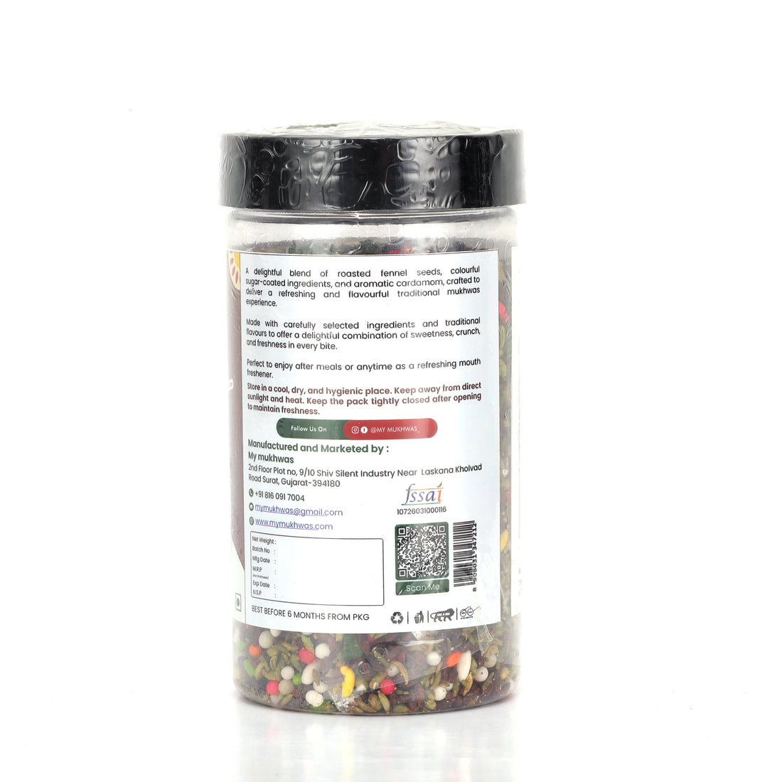 Surati Mukhwas 200g | Premium Saunf Mukhwas – After Meal Mouth Freshener