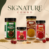 Signature Combo – No sopari Pan mukhwas-400 GM + Dryfruit Mishri Gulkand-400 GM + Red Cherry-400 GM + Tal Ajwain-350 GM