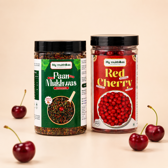 Sweet Combo – No Sopari Pan Mukhwas-400 GM + Red Cherry-400 GM