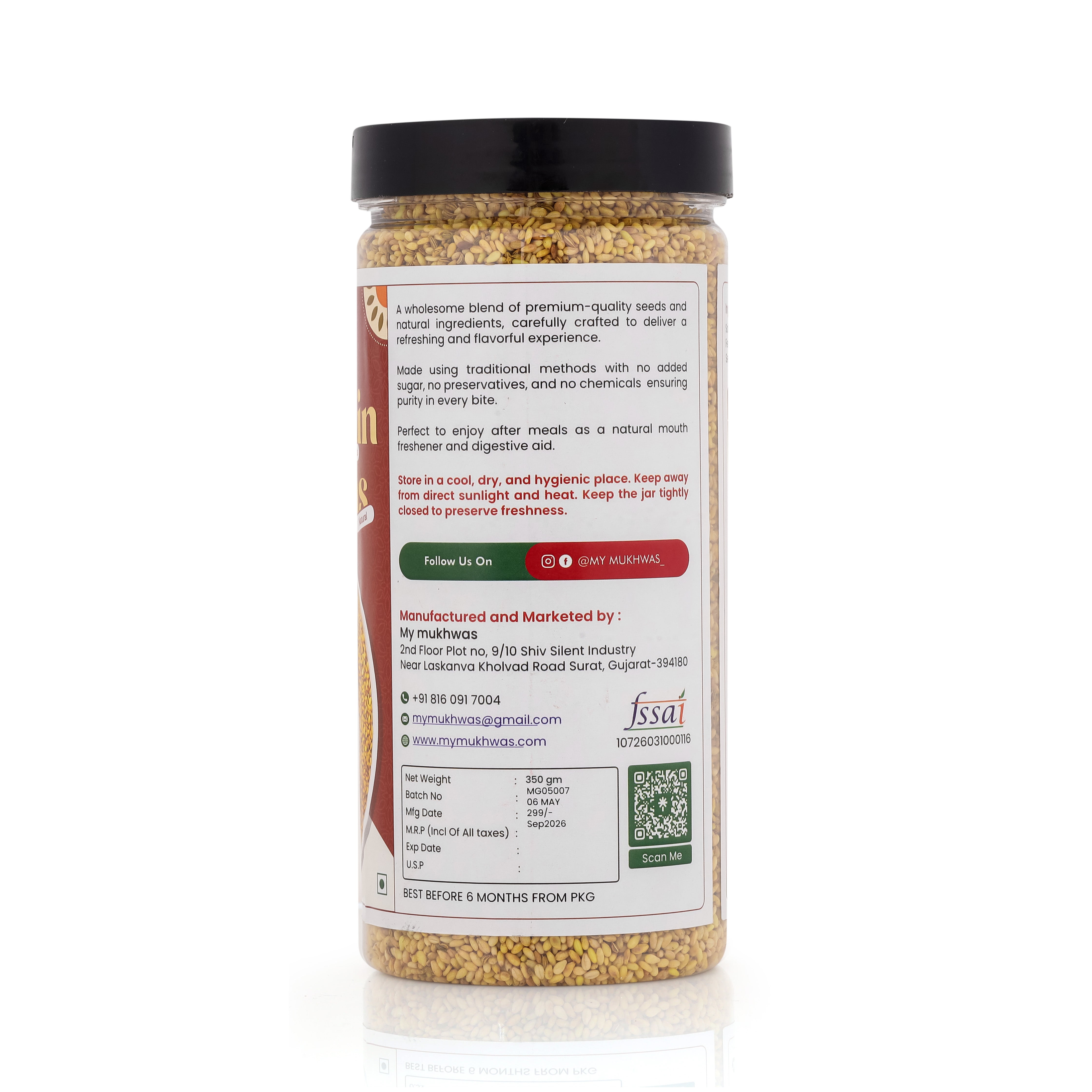 Crunchy Tal Ajwain Mukhwas - 350 GM