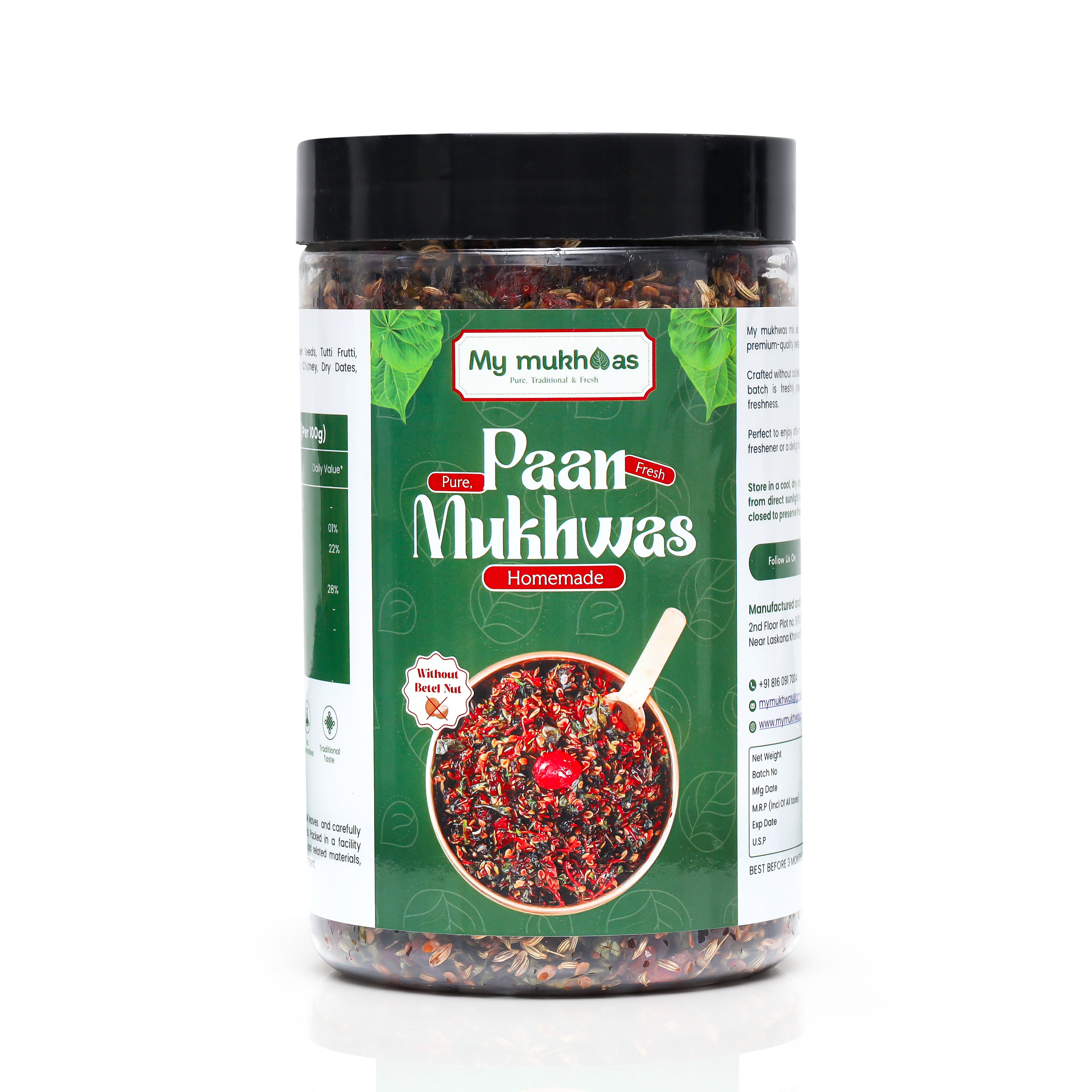 Pan Mukhwas Without Betel Nuts (No Sopari)