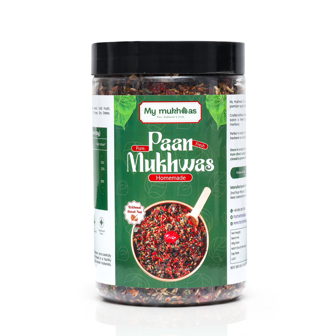 Pan Mukhwas Without Betel Nuts (No Sopari)